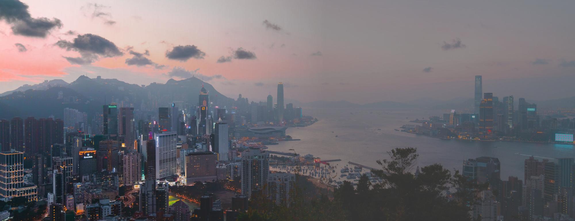 hong kong sunset